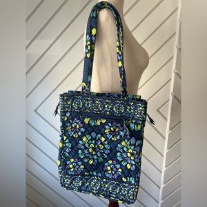 Vera Bradley Indigo Pop Laptop Travel Tote retired bag